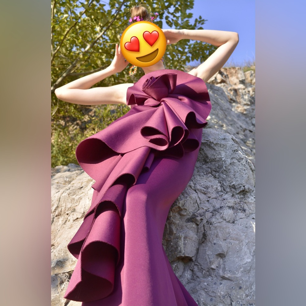 Mermaid Ruffle Maxi Dress - Picture 2 of 6